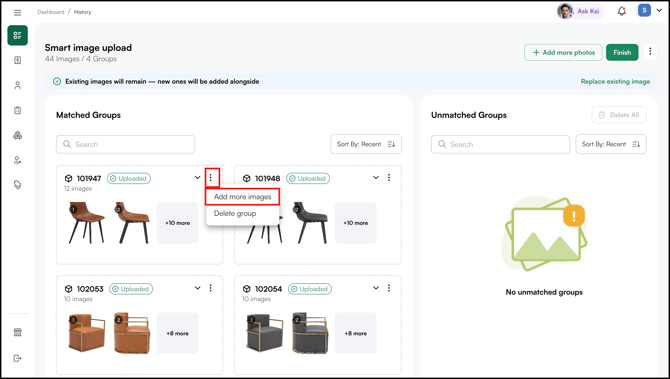 add multiple images