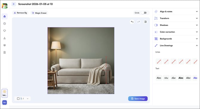 save the dotted lines