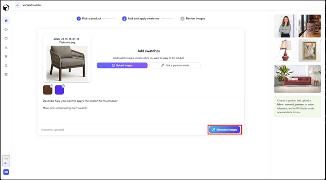 Generate images