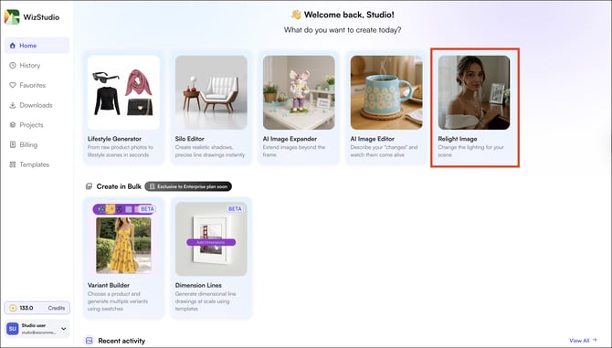select relight images