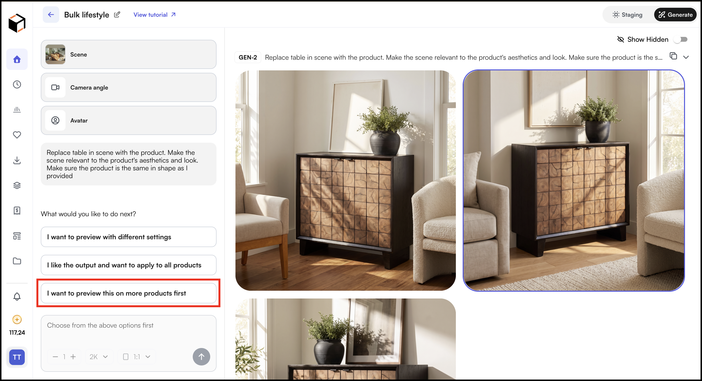 preview on more products