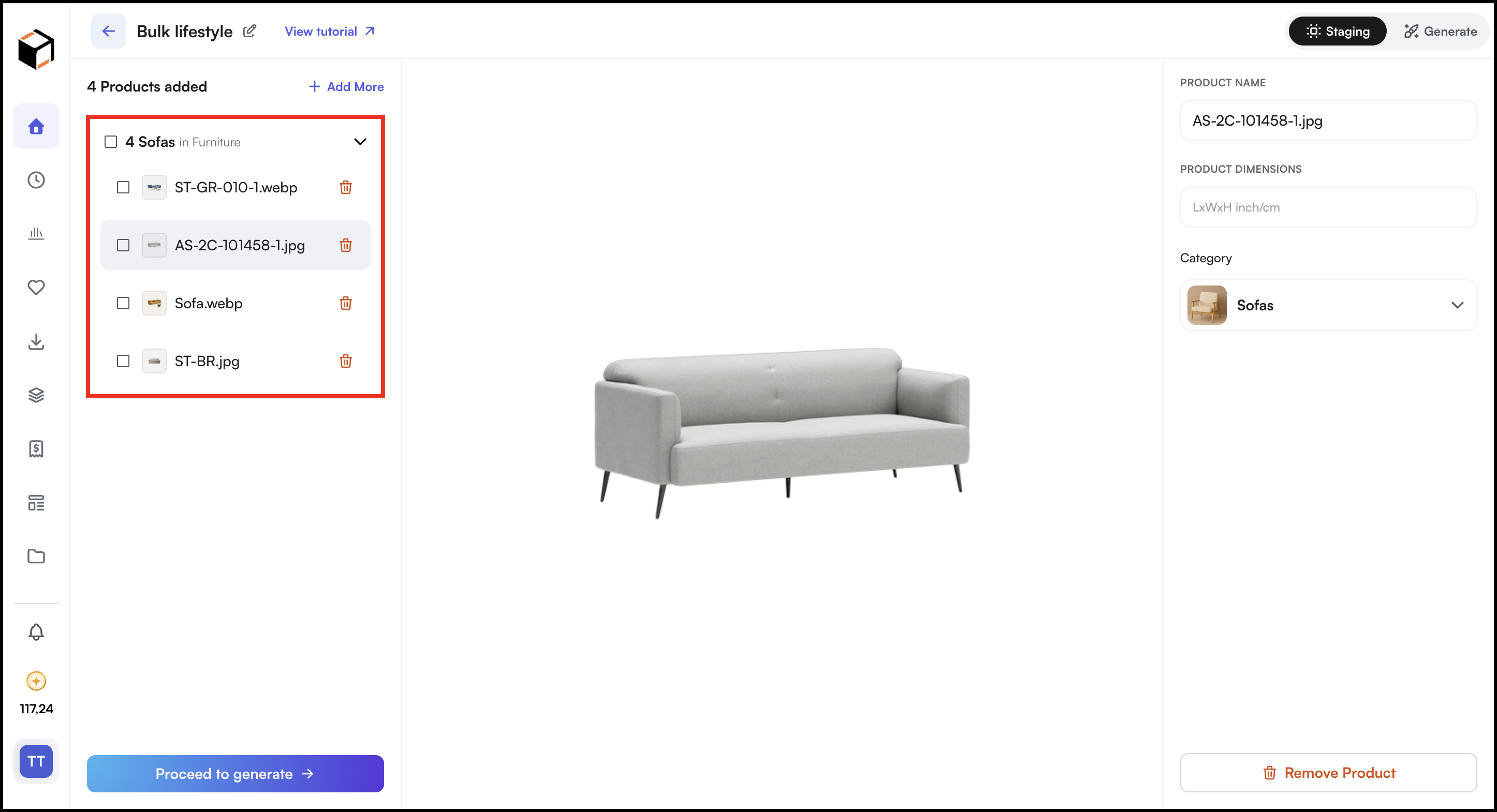 uploaded images