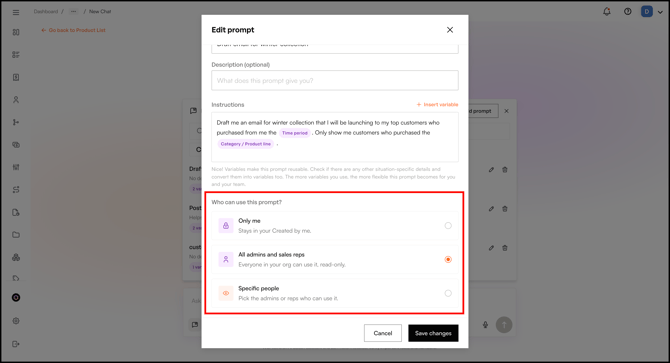 who can use prompt