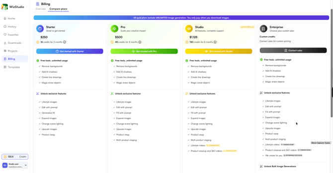 wiztudio plan and price